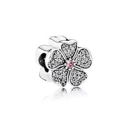 2025 New S925 Silver Spring Ball Bear Cross Pendant For Bracelets 22