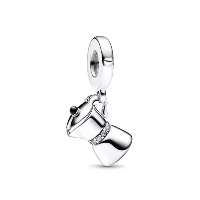 2025 New S925 Silver Spring Ball Bear Cross Pendant For Bracelets 27