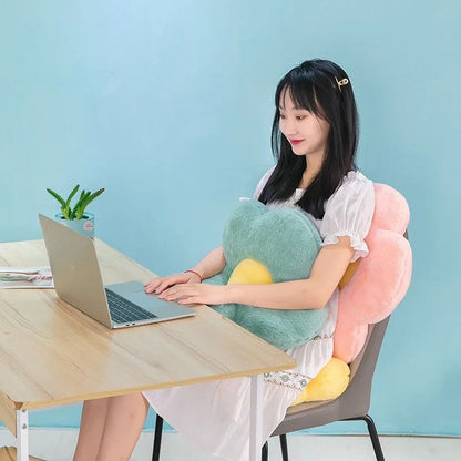 Round Flower Chair Cushion 3