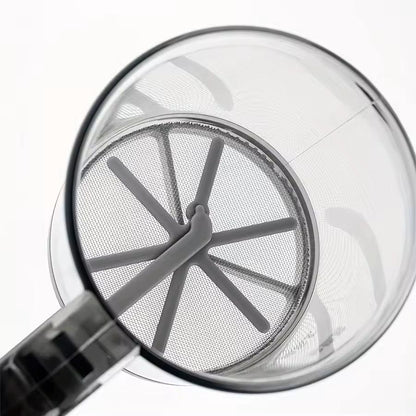 SemiAutomatic Flour Sifter Hand Press Design Transparent NonStick Baking Tool Kitchen Gadget 4