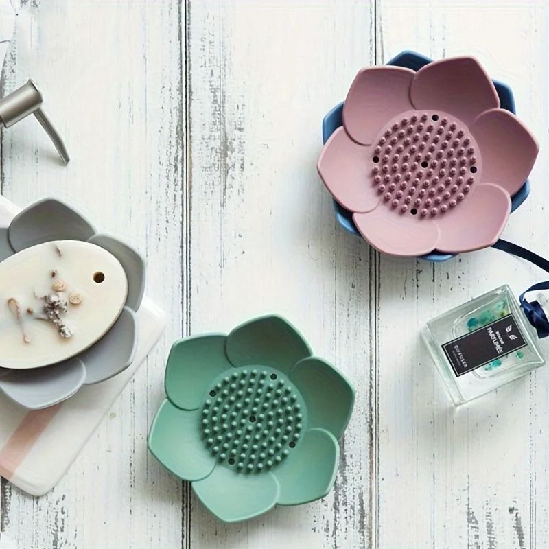 Lotus Silicone Soap Holder 3