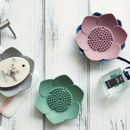 Lotus Silicone Soap Holder 3