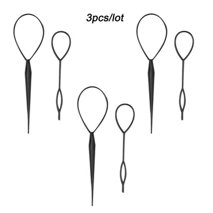 Ponytail Styling Loop Tool Set 4