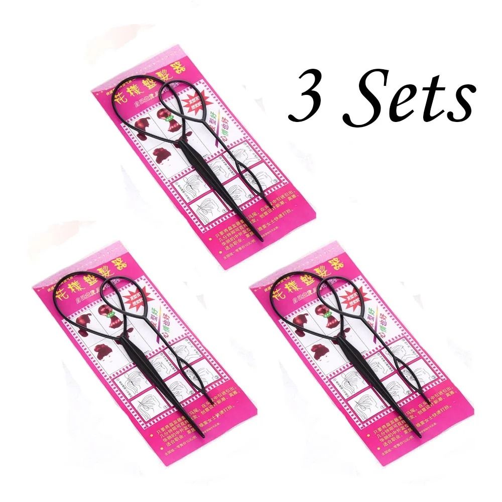 Ponytail Styling Loop Tool Set 8