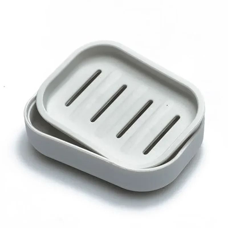 Double Layer Soap Dish with Lid