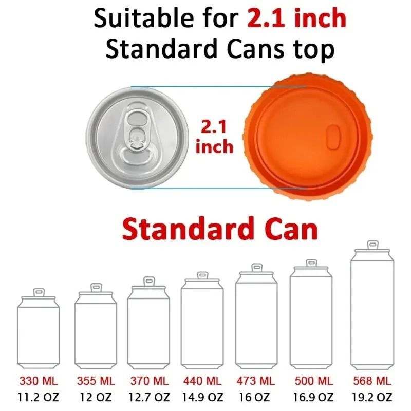 Reusable Silicone Soda Can Lid 4