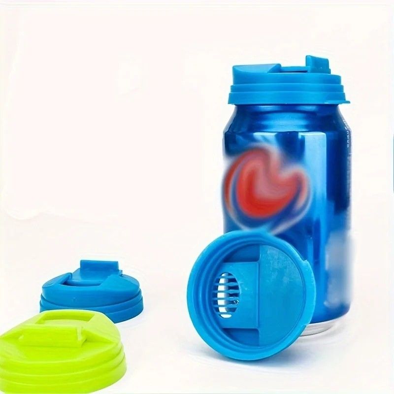 Reusable Beverage Can Cover Sealing Lids For Soda Cola  3 Or 6 Pcs Leakproof Drinkware Accessories 3