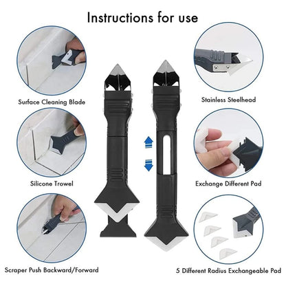 5 In 1 Caulking And Grout Removal Tool Kit 4