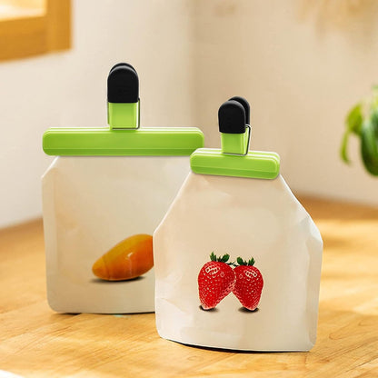 Heavy Duty Multipurpose Bag Clips For Kitchen Food Storage  Snack  Bread Bag Sealing Organizers Set 5