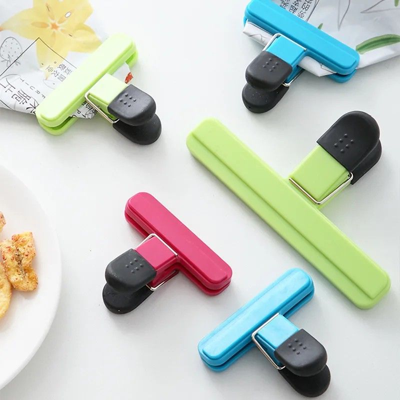 Heavy Duty Multipurpose Bag Clips For Kitchen Food Storage  Snack  Bread Bag Sealing Organizers Set 12
