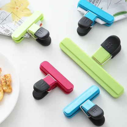 Heavy Duty Multipurpose Bag Clips For Kitchen Food Storage  Snack  Bread Bag Sealing Organizers Set 12