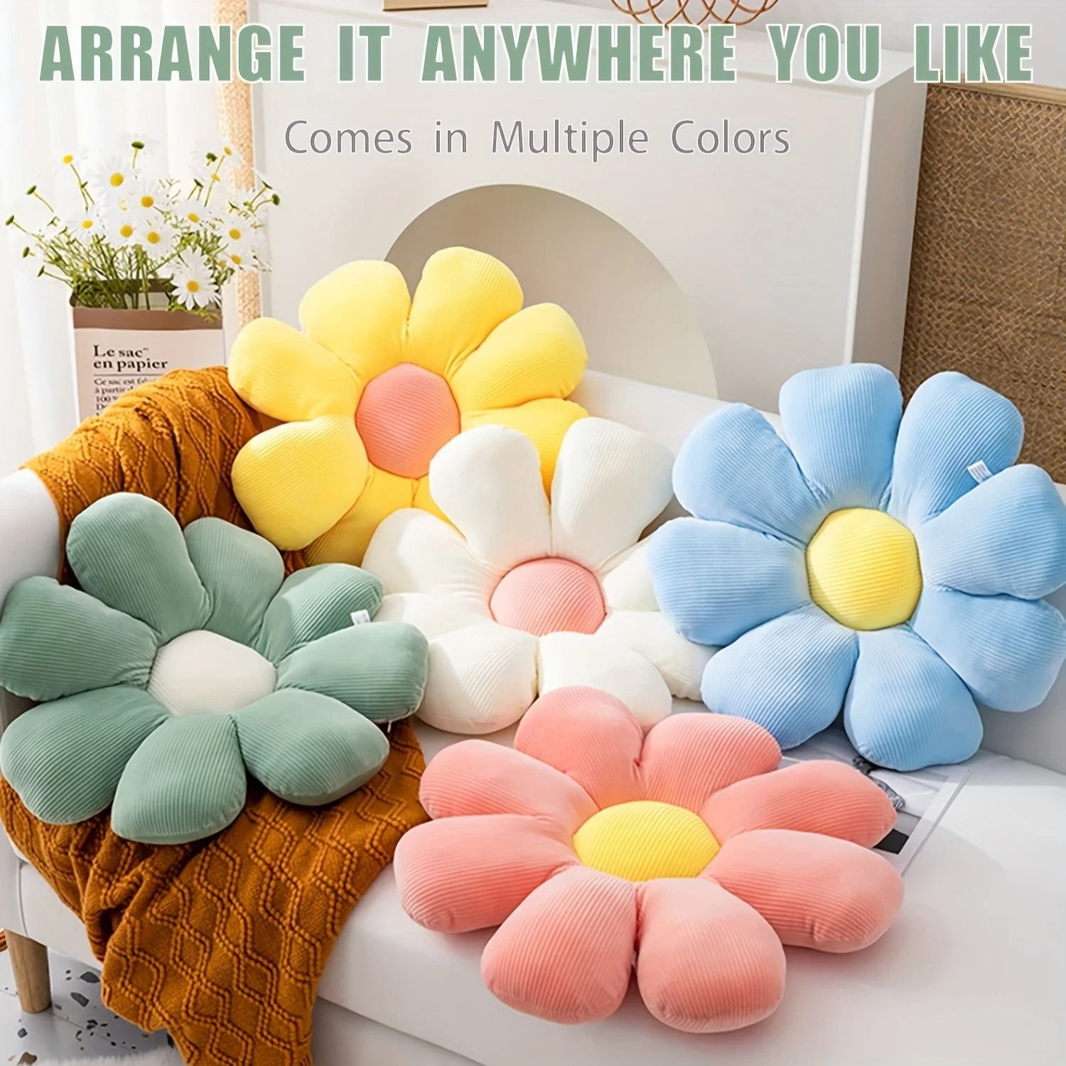 Sunflower Plush Cushion 5