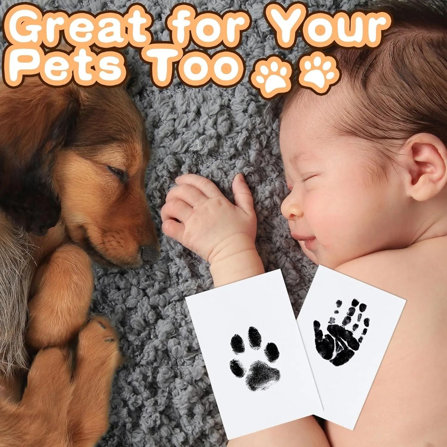 Paw Print Clean Touch Ink Pad For Pet Keepsake Impressions 4