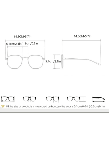 UrbanVista Oversized Square Vintage Sunglasses Unisex 2