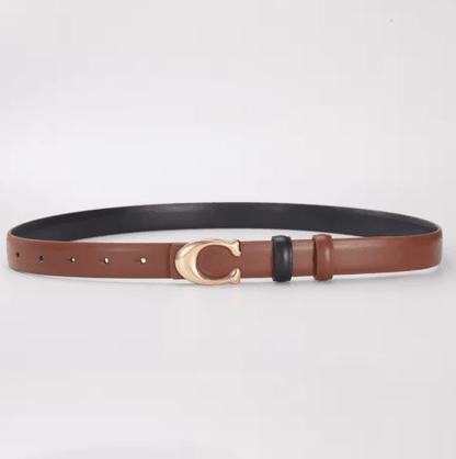 EleganceForm Reversible Womens Fashion Belt With C Buckle 5