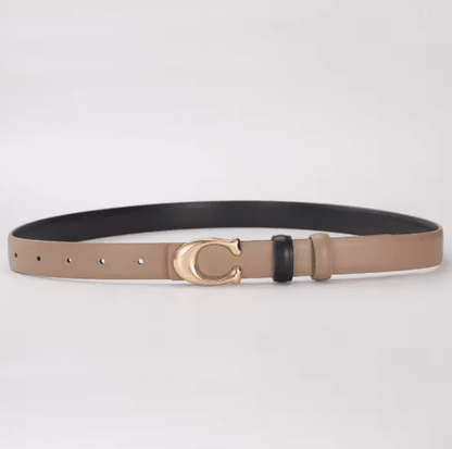 EleganceForm Reversible Womens Fashion Belt With C Buckle 6