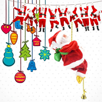Electric Climbing Santa Claus Toy For Christmas Decor 6