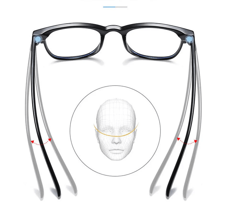 ClearView Classic Transparent Blue Light Blocking Glasses 1