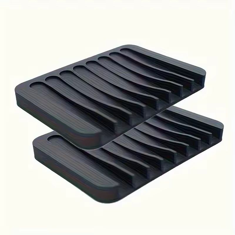 Silicone SelfDraining Soap Dish Holder For Shower Bathroom  Kitchen 4