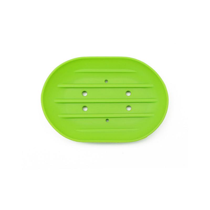 Silicone Flexible Soap Holder Travel, Portable Soap Dish Plate, Bathroom Soap Dish Holder Dish New Fashion Candy Color