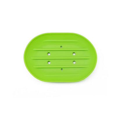 Silicone Flexible Soap Holder Travel, Portable Soap Dish Plate, Bathroom Soap Dish Holder Dish New Fashion Candy Color