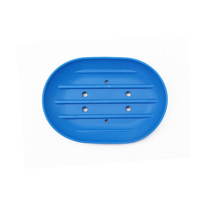 Silicone Flexible Soap Holder Travel, Portable Soap Dish Plate, Bathroom Soap Dish Holder Dish New Fashion Candy Color