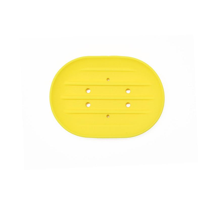 Silicone Flexible Soap Holder Travel, Portable Soap Dish Plate, Bathroom Soap Dish Holder Dish New Fashion Candy Color