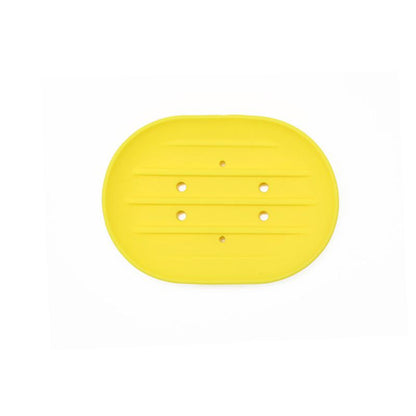 Silicone Flexible Soap Holder Travel, Portable Soap Dish Plate, Bathroom Soap Dish Holder Dish New Fashion Candy Color