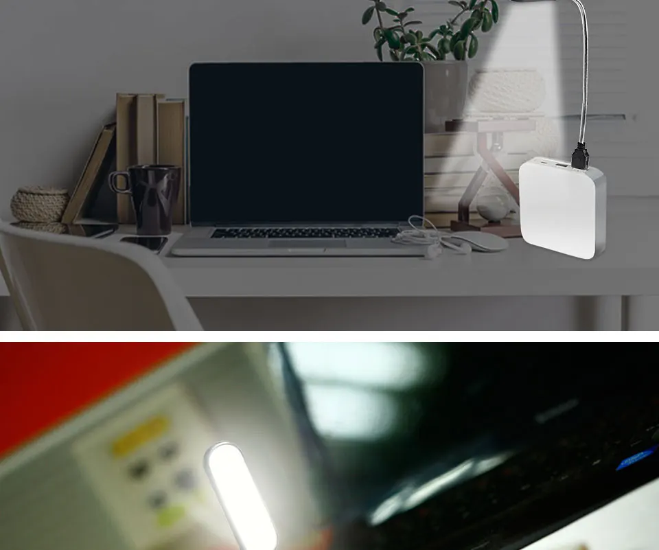 Flexible USB LED Book Light For Reading Mini Table Lamp For Laptop Power Bank And Notebook PC 1