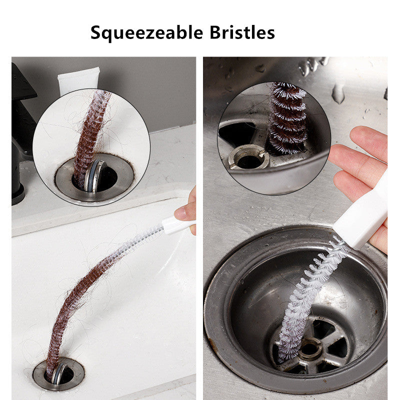 Hair Sewer Sink Cleaning Brush, Kitchen Clog Remover Tool, Drain Cleaner