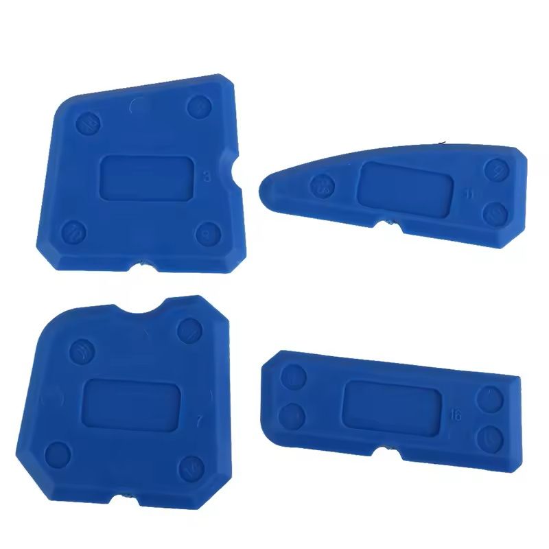4Piece Caulking Tool Kit  Silicone Sealant Spreader  Tile Edge Scraper 1