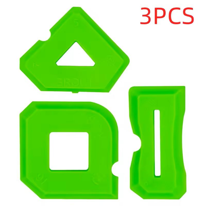 4Piece Caulking Tool Kit  Silicone Sealant Spreader  Tile Edge Scraper 8