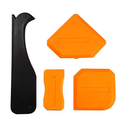 4Piece Caulking Tool Kit  Silicone Sealant Spreader  Tile Edge Scraper 10