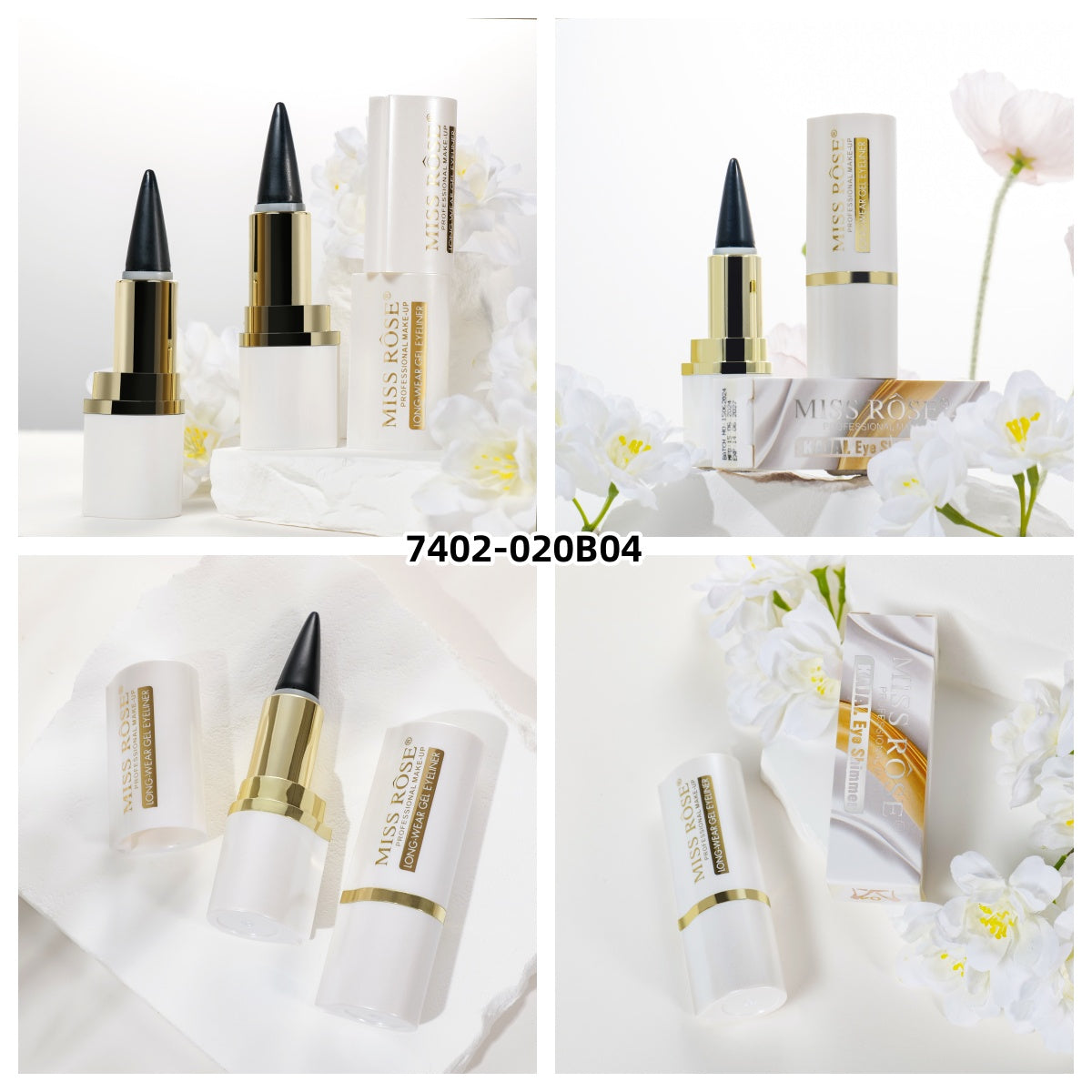 Creamy Texture Eyeliner, Sweat Proof, Easy Coloring Pencil for Daily Makeup