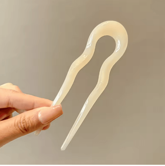 TerraShell U Shaped Tortoiseshell Hair Fork For Women  Girls 7