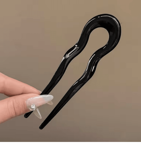 TerraShell U Shaped Tortoiseshell Hair Fork For Women  Girls 6