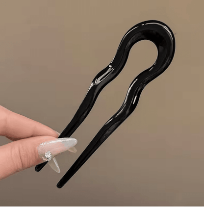 TerraShell U Shaped Tortoiseshell Hair Fork For Women  Girls 6