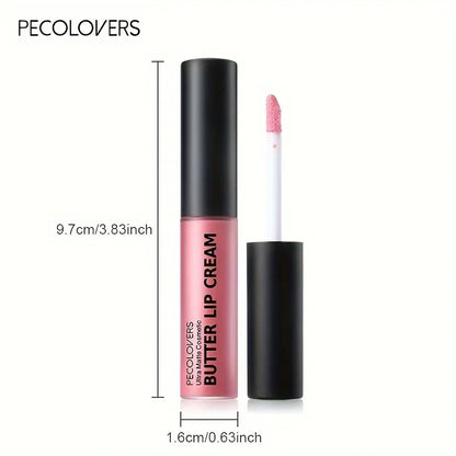 Long Lasting Nude Lip Makeup, Hydrating Lip Gloss, Butter Gloss Non-Sticky Lip Gloss with Essential Oil