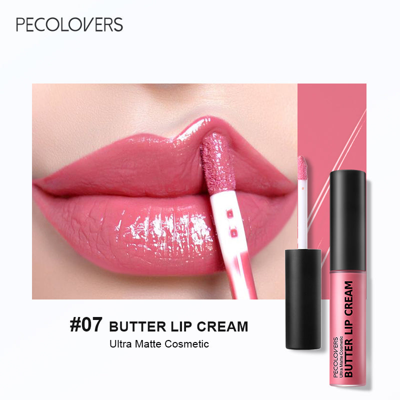 Long Lasting Nude Lip Makeup, Hydrating Lip Gloss, Butter Gloss Non-Sticky Lip Gloss with Essential Oil
