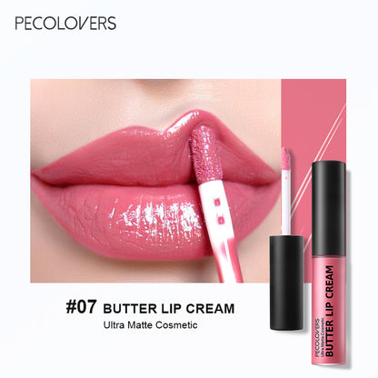 Long Lasting Nude Lip Makeup, Hydrating Lip Gloss, Butter Gloss Non-Sticky Lip Gloss with Essential Oil