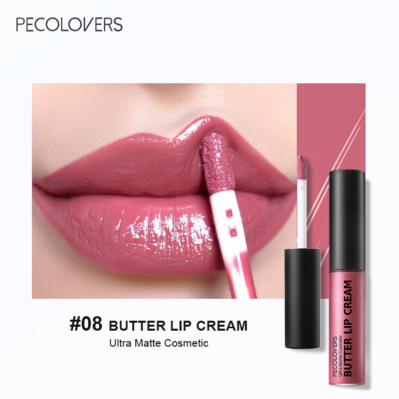 Long Lasting Nude Lip Makeup, Hydrating Lip Gloss, Butter Gloss Non-Sticky Lip Gloss with Essential Oil