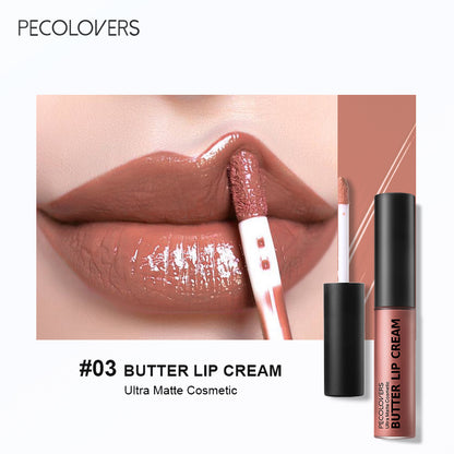 Long Lasting Nude Lip Makeup, Hydrating Lip Gloss, Butter Gloss Non-Sticky Lip Gloss with Essential Oil