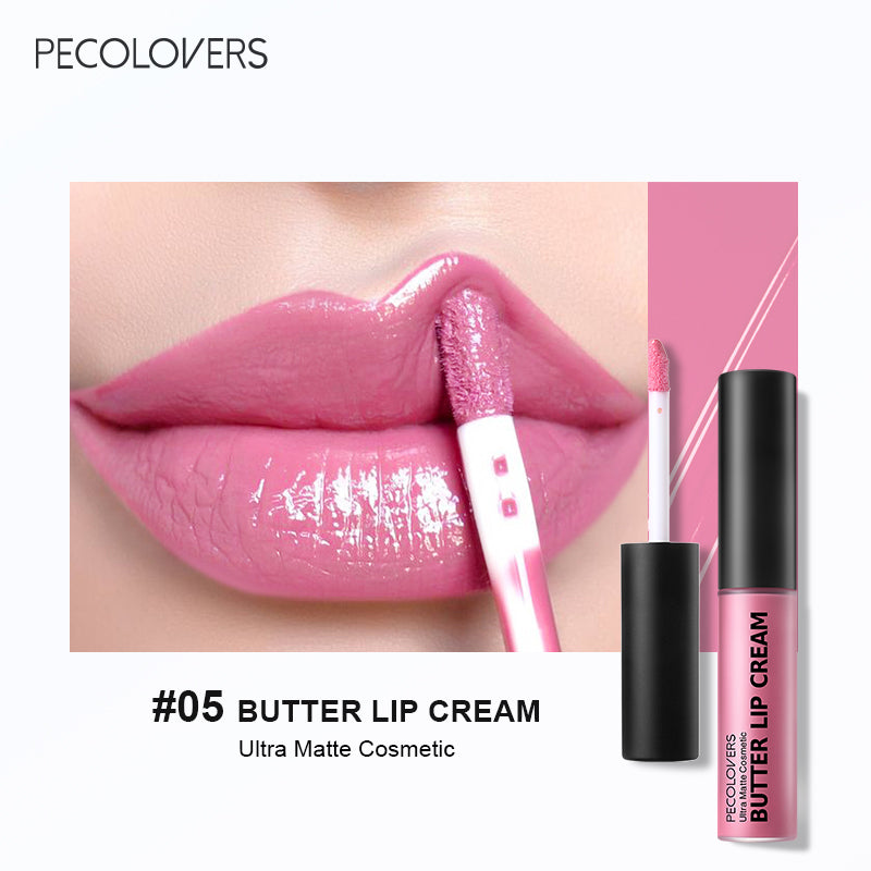 Long Lasting Nude Lip Makeup, Hydrating Lip Gloss, Butter Gloss Non-Sticky Lip Gloss with Essential Oil