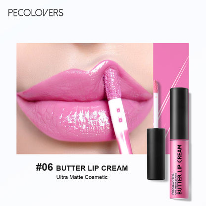 Long Lasting Nude Lip Makeup, Hydrating Lip Gloss, Butter Gloss Non-Sticky Lip Gloss with Essential Oil