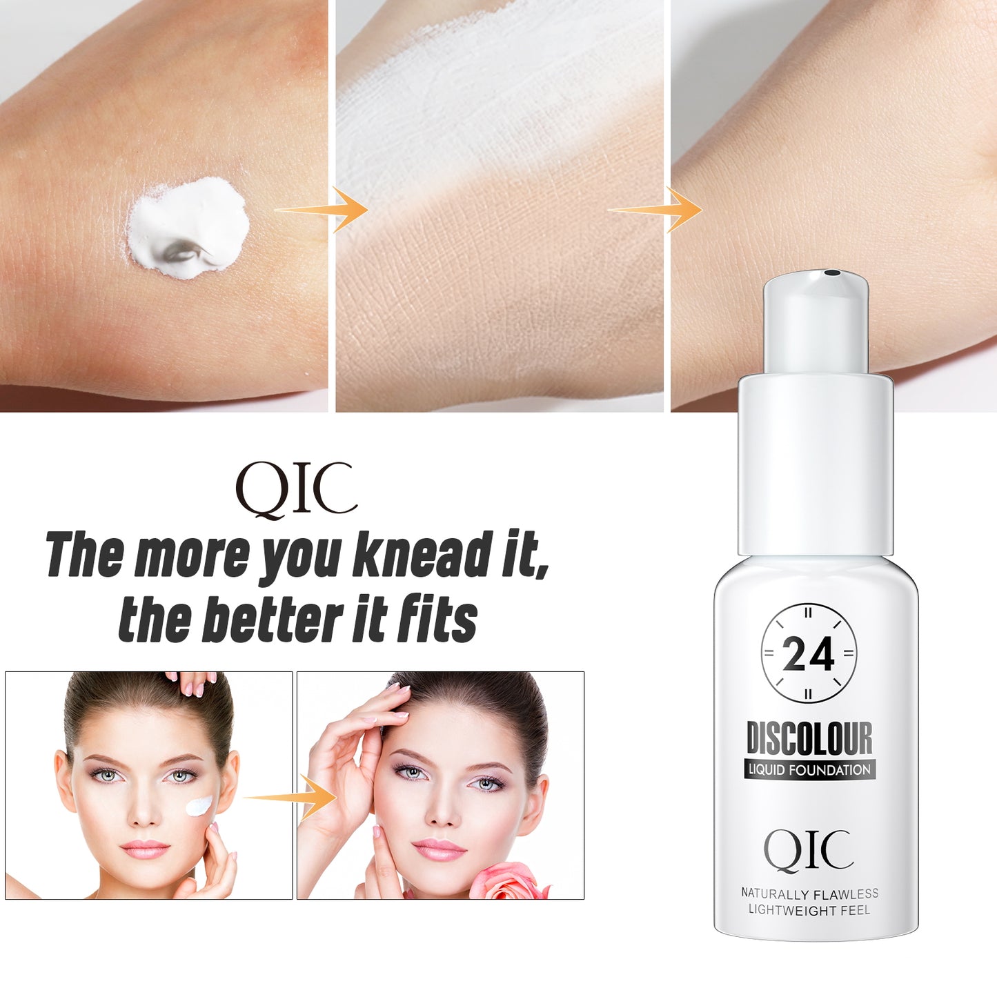 Color Changing Foundation Liquid Hydrating Soft Matte Long Lasting Makeup Base 3
