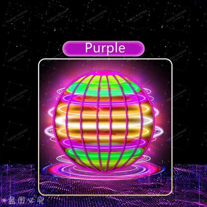 LED Cosmic Globe Flying Ball With Hand Control 360 Rotating Suspension Ball For Kids Indoor And Out 6