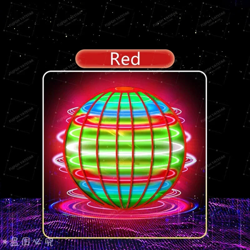 LED Cosmic Globe Flying Ball With Hand Control 360 Rotating Suspension Ball For Kids Indoor And Out 8