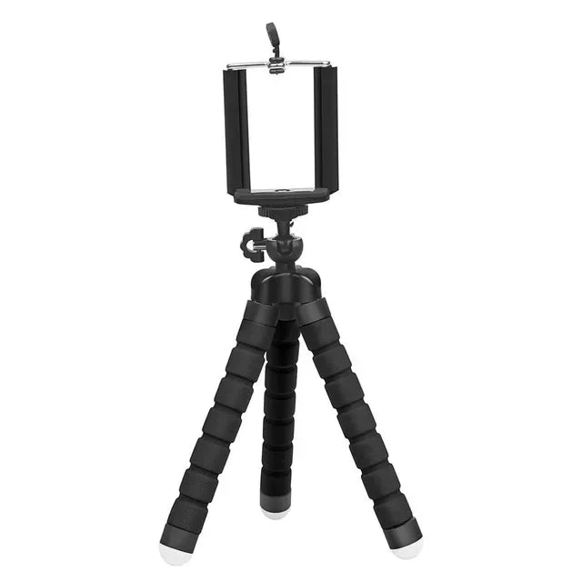 Universal Lazy Phone Holder - Sponge Octopus Tripod with Portable Camera Clip for Hands-Free Convenience