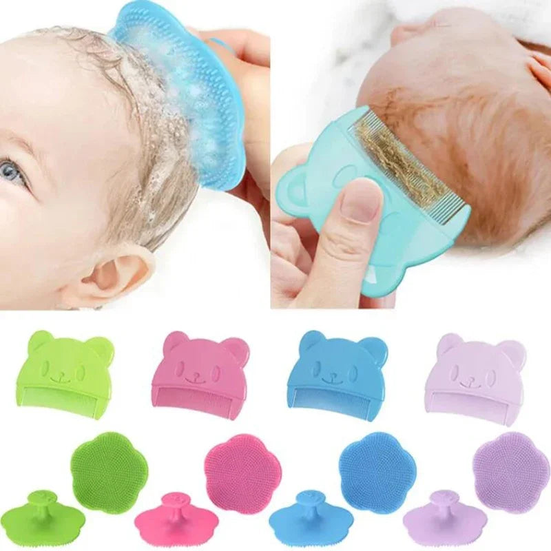 Newborn Hair Cleaning Supplies, Infant Bathing Soft Comb, Baby Care Accessories, Fetal Head Fat Comb