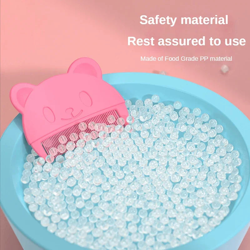Newborn Hair Cleaning Supplies Infant Bathing Soft Comb Baby Care Accessories Fetal Head Fat Comb 4